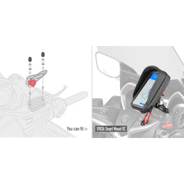 Kit de fixation spécifique Givi pour Smart Mount RC S903A S904B