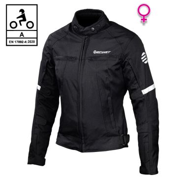 Giacca moto donna touring Befast ALLTIME Lady CE Certificata 3 strati Nero