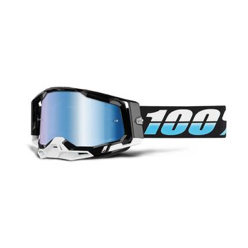 Occhiali Cross 100% Racecraft 2 Arkana Lente A Specchio Blu