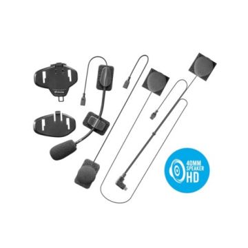 Cellularline Intrephone Kit Audio 40mm HD Avant Tour Sport Link Urban - kit deuxième casque