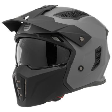 Casco jet Befast OPTIMUS CE con mentoniera staccabile Grigio 