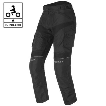 Pantaloni moto touring Befast TOURING PANT CE certificati 3 strati Nero