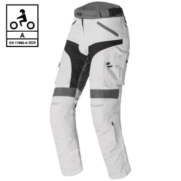 Pantaloni moto touring Befast TOURING PANT CE certificati 3 strati Nero Grigio