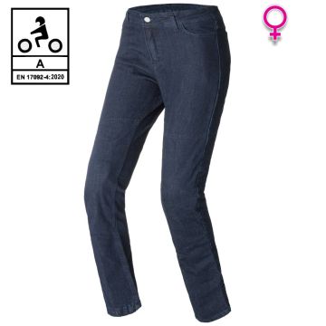 Jeans moto donna Befast JARVIS Lady CE Certificati Blu