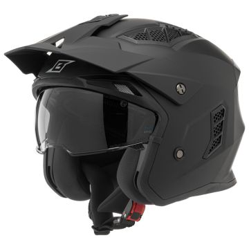 Befast Casque de pointe Jet avec interne visible Tricher ce métal noir