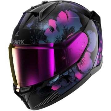 Casque intégral Shark D-SKWAL 3 MAYFER Black Violet Glitter