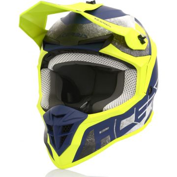 Acerbis LINEAR cross helmet yellow blue