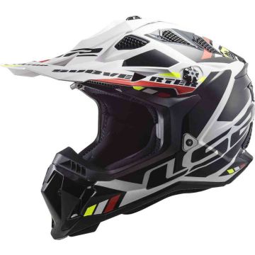 LS2  Casque Cross  MX700 SUBVERTER STOMP Blanc Noir ECE 22-06