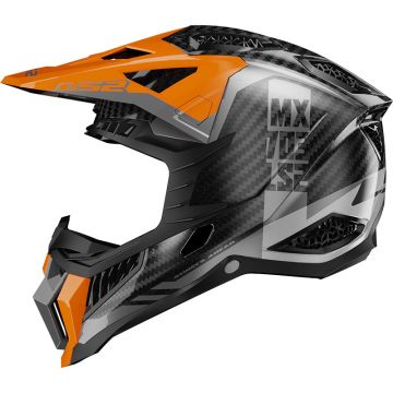 LS2  Casque Cross  MX703 C X-FORCE VICTORY en Carbone Titane Orange ECE 22-06