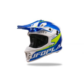 Casque cross Intrepid Bleu Jaune