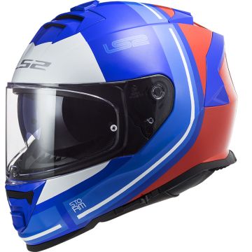 LS2 FF800 STORM SLANT GLOSS BLUE RED full face helmet