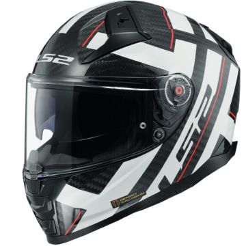 LS2  Casque intégral  FF811 VECTOR II Carbon STRONG Blanc ECE 22-06