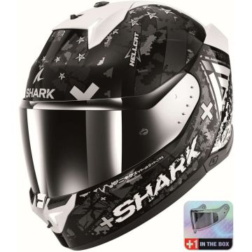 Casque intégral Shark SKWAL i3 HELLCAT Noir Chrom Silver