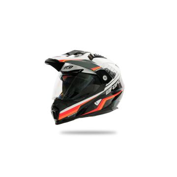 Casque intégral touring Aries Blanc Noir