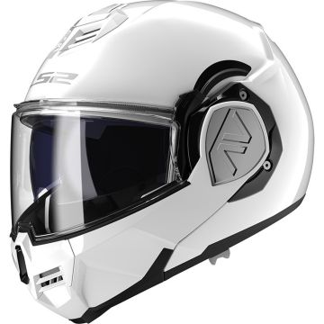 LS2 FF906 ADVANT SOLID modular helmet White