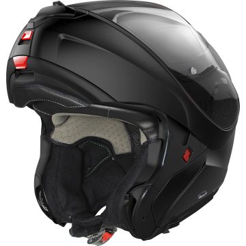 X-Lite X-1005 ELEGANCE N-COM modular helmet fiber Flat Black