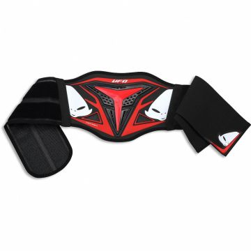 Ceinture lombaire enfant Ufo Plast Demon motocross enduro rouge