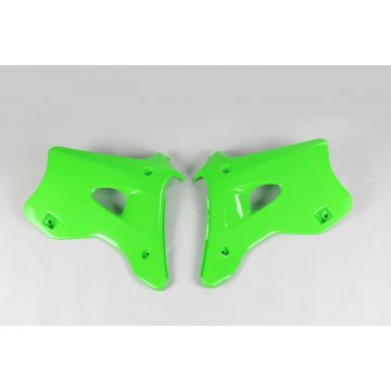 Bouchon de radiateur UFO pour Kawasaki KX 125-250 (1994-1998) Vert fluo