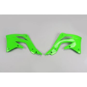 Bouchon de radiateur UFO pour Kawasaki KXF 450 2012-2015 Vert