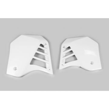 Bouchon de radiateur UFO pour Yamaha YZ 125 (1987-1988) Blanc