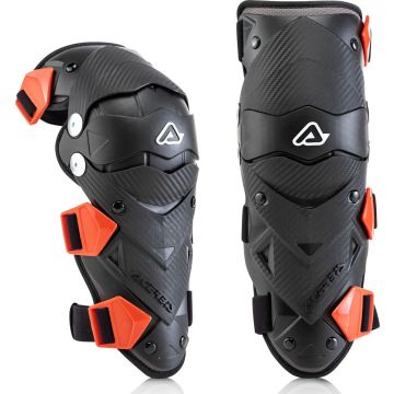 Acerbis IMPACT EVO pair of Kid knee protector Black Red