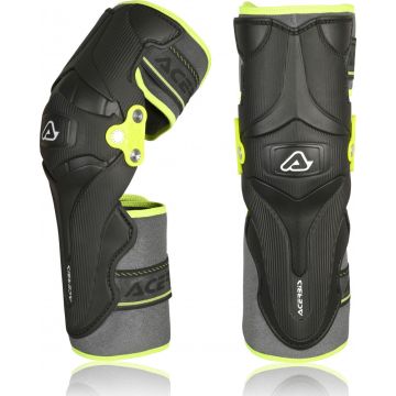 Acerbis X-STRONG cross knee protector black yellow