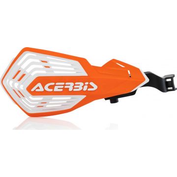 Acerbis K-Future pair of handguards Orange White