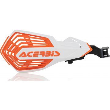 Acerbis K-Future pair of handguards White Orange