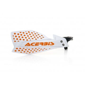 Acerbis pair of handguard cross X-Ultimate white orange