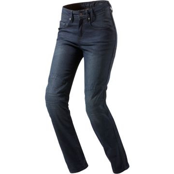 Jeans moto donna Rev'it Brodway Ladies blu scuro L32