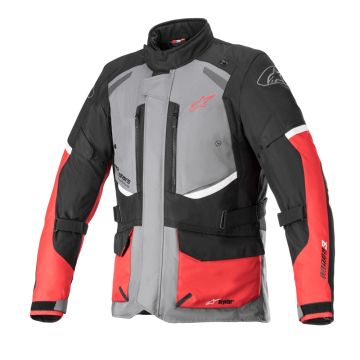 Alpinestars ANDES V3 DRYSTAR jacket DARK GRAY Black BRIGHT Red