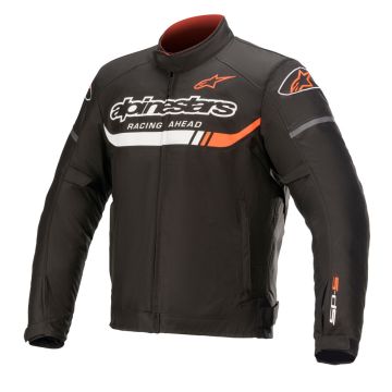 Alpinestars T-SP S IGNITION WATERPROOF jacket Black WHITE Red Fluo