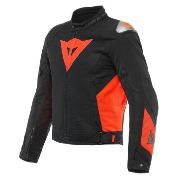 Dainese  Blouson moto Energyca Air Noir Rouge Fluo