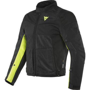 Dainese Sauris 2 D-Dry Jacket Black Black Fluo-Yellow