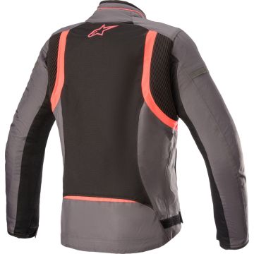 Alpinestars STELLA T-KIRA V2 AIR woman summer jacket Tar Grey Black Diva Pink