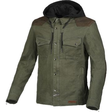 Macna Inland Green Brown Summer Motorcycle Jacket