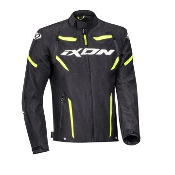 Ixon STRIKER tex jacket Black White Fluo Yellow