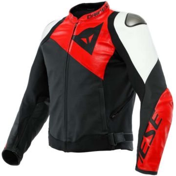 Dainese  Blouson moto cuir Sportiva Lava Red