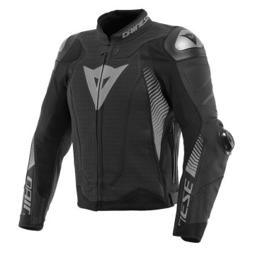 Dainese  Blouson moto cuir perforé Super Speed 4 Noir