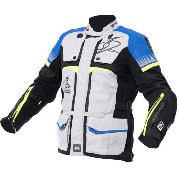 Spyke EQUATOR DRY TECNO DAKAR tex jacket Grey Blue Fluo Yellow