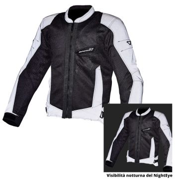 Macna Velocity summer touring jacket Dark grey Night eye