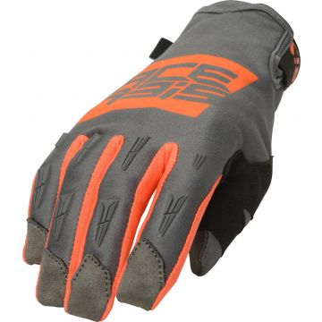 Acerbis MX WP HOMOLOGATED cross gloves Orange Grey