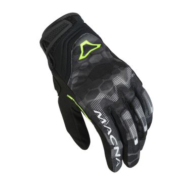 Macna Recon summer gloves Camo Grey Fluo yellow