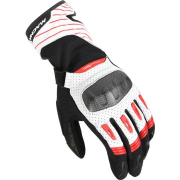 Macna Tempo summer gloves Black White Red