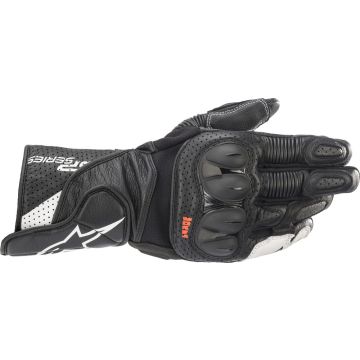 Alpinestars SP-2 V3 summer leather sport gloves Black White