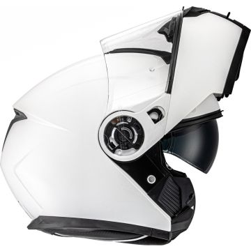 Casco modulare Befast Tank con doppia omologazione P/J Bianco Lucido