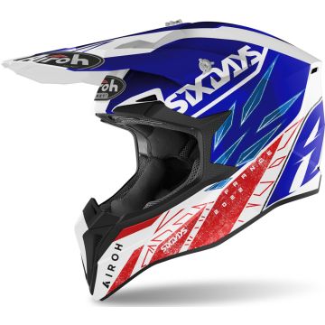 Airoh Casque Cross Wraap Six Days 2022 France Brillant