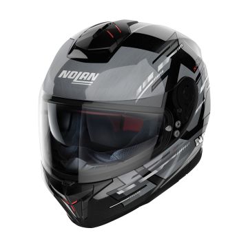 Nolan N80-8 Meteor N-com Casque intégral Noir