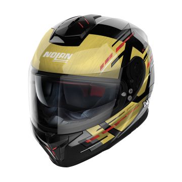 Nolan N80-8 Meteor N-com Casque intégral Or