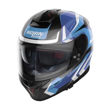 Nolan N80-8 Rumble N-com Casque intégral Bleu